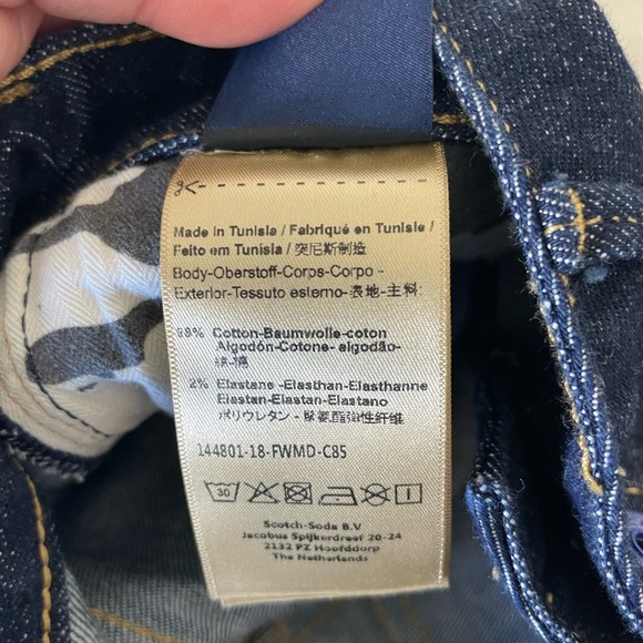 Scotch & Soda Dark Blue Skinny Jeans - Picture 13 of 13